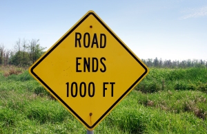 Road ends